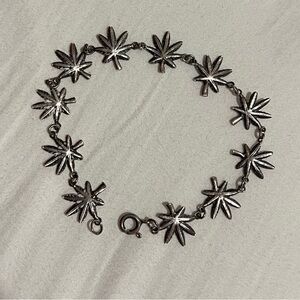Sterling Silver Flower bracelet